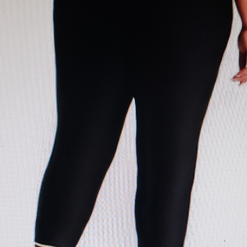 Border Cuff High Waist Leggings